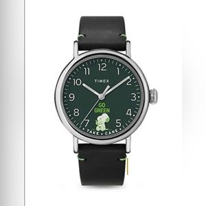 Timex x Peanuts Take Care Green Watch